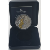 Lituania 20 euro argento proof 2024 - XXXIII Giochi Olimpici di Parigi e centenario del Movimento Olimpico Lituano