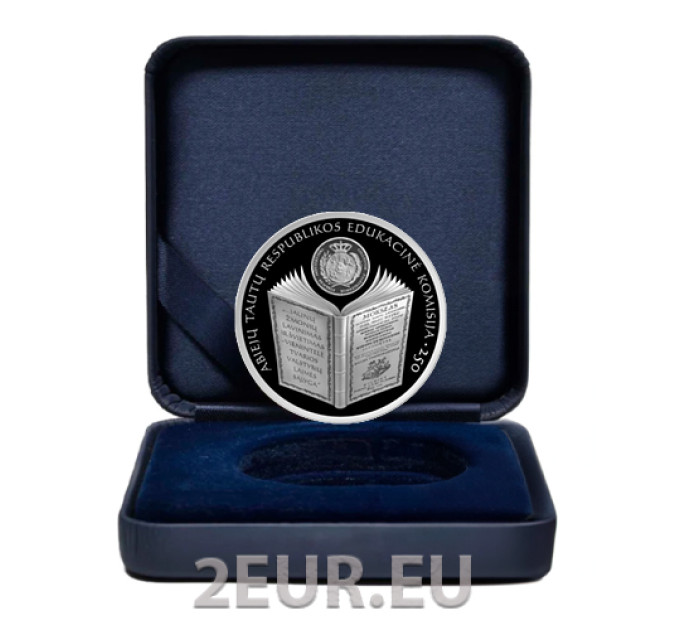 Lituania 5 euro argento proof 2023 - Commissione Educativa della Repubblica di Entrambe le Nazioni