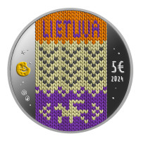 Lituania 5 euro argento proof 2024 - Dodici fratelli