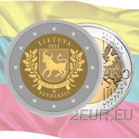 Lituania 2 euro UNC 2022 - Suvalkija