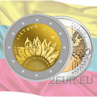 Lituania 2 euro UNC 2023 - Insieme all'Ucraina