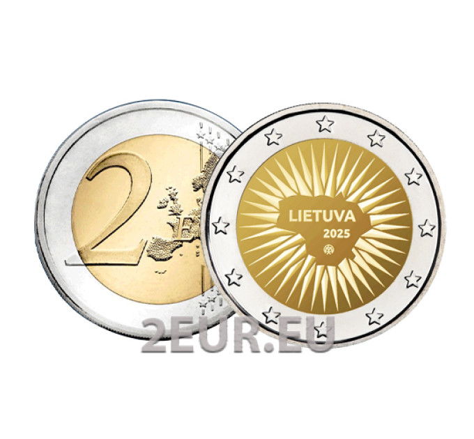 Lituania 2 euro UNC 2025 - Dedicato alla difesa