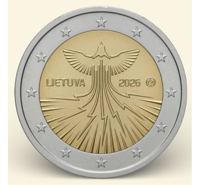 Lituania 2 euro UNC 2026 - Indipendenza energetica della Lituania