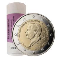 Lussemburgo 2 euro UNC rotolo 2026 - ASCESA AL TRONO DEL GRANDUCA GUILLAUME E IL SUO 45° COMPLEANNO
