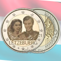 Lussemburgo 2 euro UNC 2021- 40° anniversario di matrimonio della Granduchessa Maria Teresa con il Granduca Henry foto