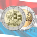 Lussemburgo 2 euro UNC 2022 - Bandiera 50 anni del Lussemburgo
