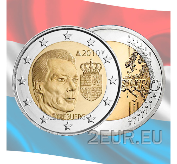 Lussemburgo 2 euro UNC 2010 - Stemma del Granduca Henri
