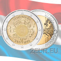 Lussemburgo 2 euro UNC 2012 - 10 anni di euro contanti