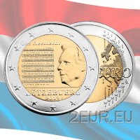 Lussemburgo 2 euro UNC 2013 - Inno Nazionale del Granducato di Lussemburgo