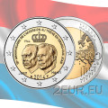 Lussemburgo 2 euro UNC 2014 - 50° Anniversario dell'Adesione al Trono del Granduca Jean