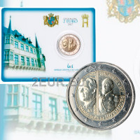 Lussemburgo 2 euro fdc 2017 - 200 anni dalla nascita del granduca Guglielmo III