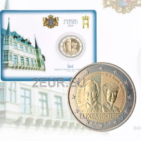 Lussemburgo 2 euro fdc 2019 - Centenario dell'ascesa al trono della granduchessa Carlotta