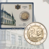 Lussemburgo 2 euro fdc 2021 - centenario della nascita del granduca Giovanni