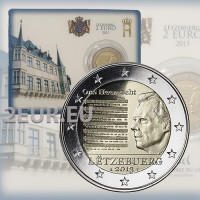 Lussemburgo 2 euro fdc 2013 - Inno nazionale del Granducato del Lussemburgo