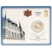 Lussemburgo 2 euro fdc 2024 - 175° anniversario della morte del Granduca Guillaume II