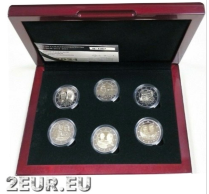 Lussemburgo 2 euro Proof 2019 - 2021