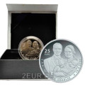 Lussemburgo 25 euro argento Proof 2020 - Nascita del Principe Carlo