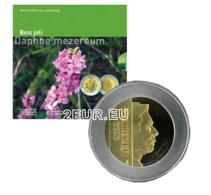 Lussemburgo 5 euro argento Proof 2022 - Bois Joli