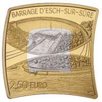 Lussemburgo 2,5 euro argento PROOF 2024 - DIGA DI ESCH-SUR-SURE