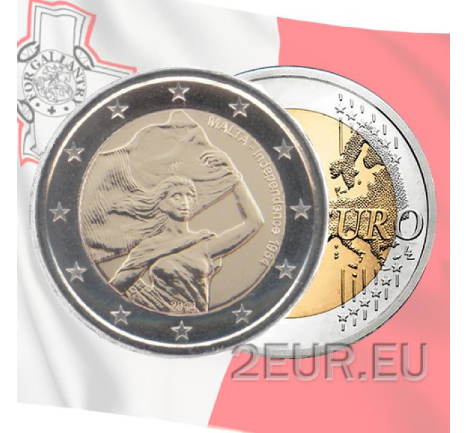 Malta 2 euro UNC 2014 - Indipendenza 1964