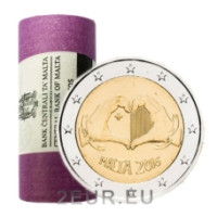 Malta 2 euro UNC rotolo 2016 - Amore