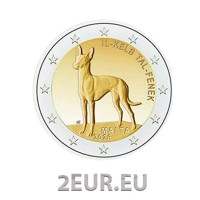 Malta 2 Euro UNC 2026 - Il cane del faraone