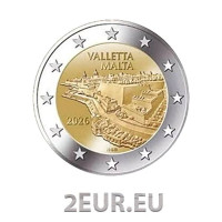 Malta 2 Euro UNC 2026 - La Valletta