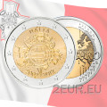 Malta 2 euro UNC 2012 - 10 anni di euro contanti