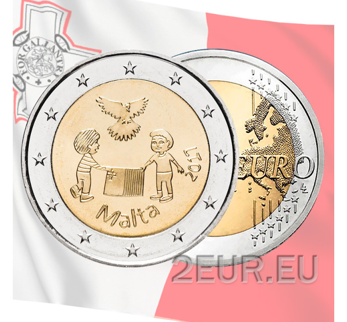 Malta 2 euro UNC 2017 - Solidarietà e Pace