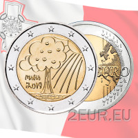 Malta 2 euro UNC 2019 - Natura e Ambiente