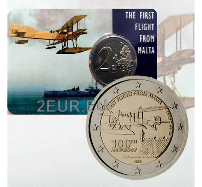 Malta 2 euro BU 2015 - Centenario del Primo Volo da Malta