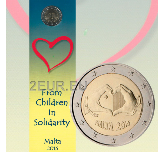 Malta 2 euro FDC 2016 - Solidarietà attraverso l'Amore