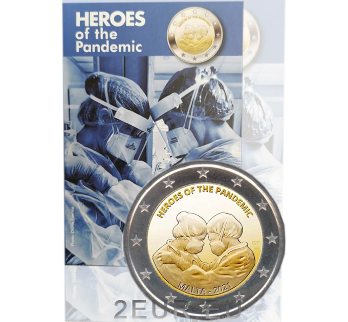 Malta 2 euro BU 2021 - Eroi della Pandemia