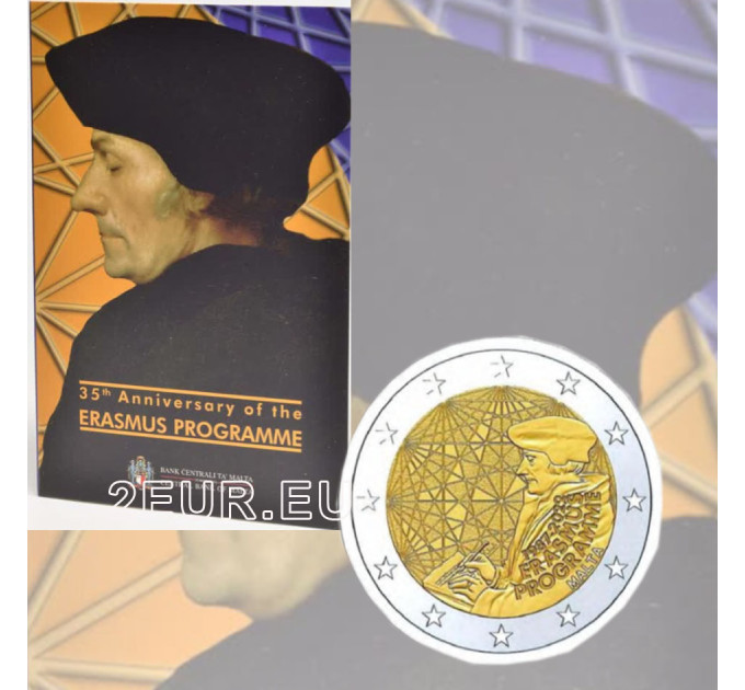 Malta 2 euro FDC 2022 - 35 anni di Erasmus