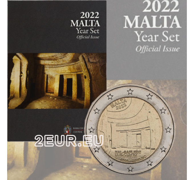 Malta 2 euro BU 2022 - Ipogeo di Hal Saflieni