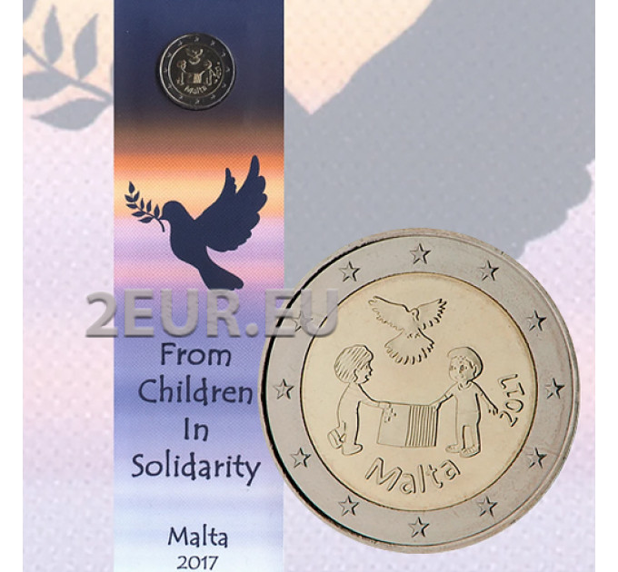 Malta 2 euro BU 2017 - Solidarietà e Pace