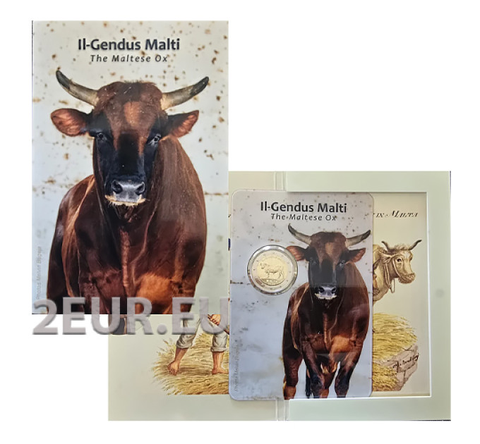 Malta 2 euro BU 2025 - Toro maltese