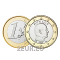 Monaco 1 euro FDC 2022 - Principe Alberto II