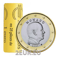 Monaco Rotolo da 1 euro 2024