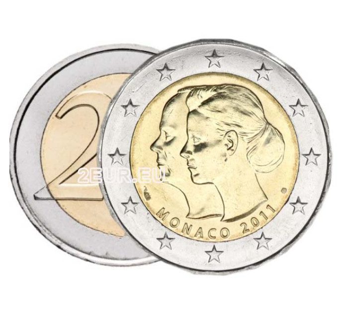 Monaco 2 euro FDC 2011 - Nozze del Principe Alberto II e Charlene