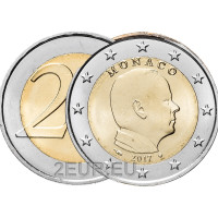 Monaco 2 euro FDC 2017 - Principe Alberto II