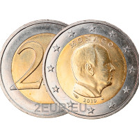 Monaco 2 euro FDC 2019 - Principe Alberto II