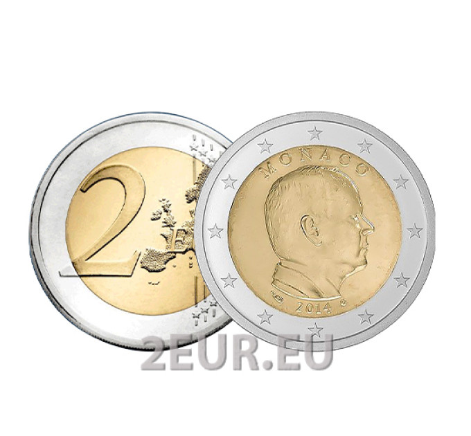 Monaco 2 euro FDC 2014 - Principe Alberto II