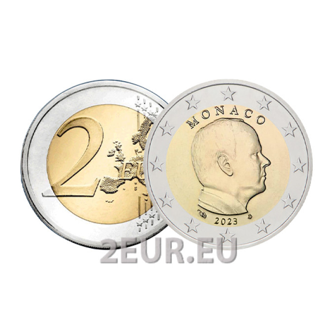Monaco 2 euro FDC 2023 - Principe Alberto II