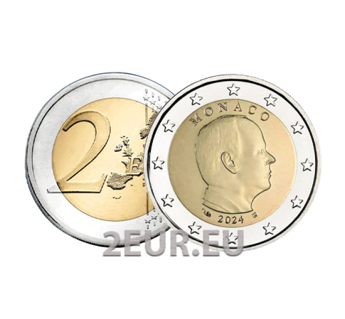 Monaco 2 euro FDC 2024 - Principe Alberto II