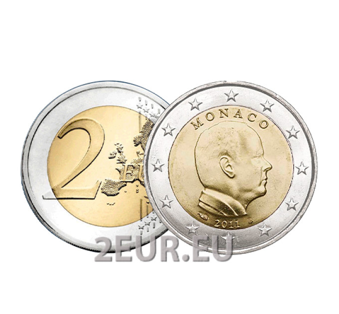 Monaco 2 euro FDC 2011 - Principe Alberto II