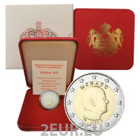 Monaco 2 euro FDC 2020 - Principe Alberto II