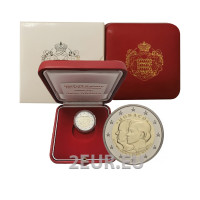 Monaco 2 euro PROOF 2021 - Decimo anniversario di matrimonio del Principe Alberto II e della Principessa Charlène