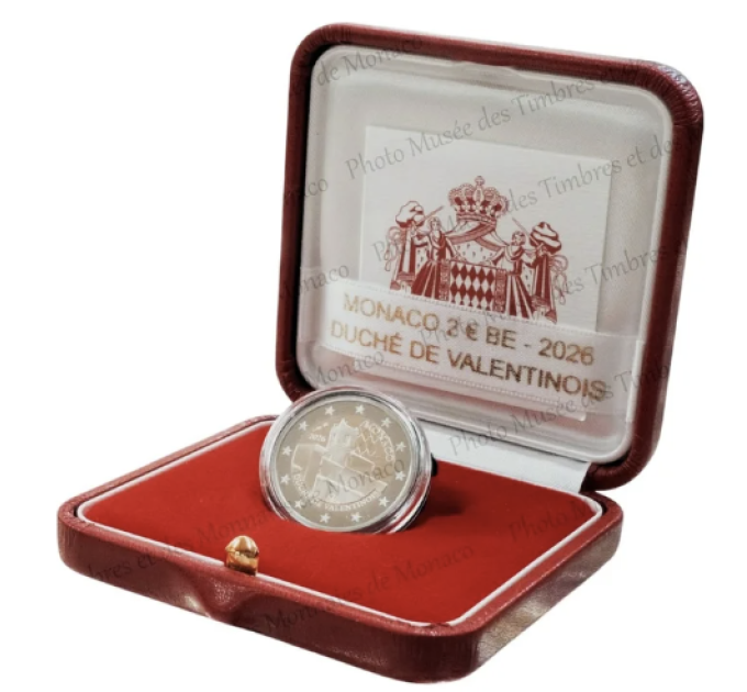 Monaco 2 euro PROOF 2026 - Ducato di Valentinois