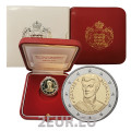 Monaco 2 euro PROOF 2019 - 200° anniversario dell'ascesa al trono del principe Honoré V